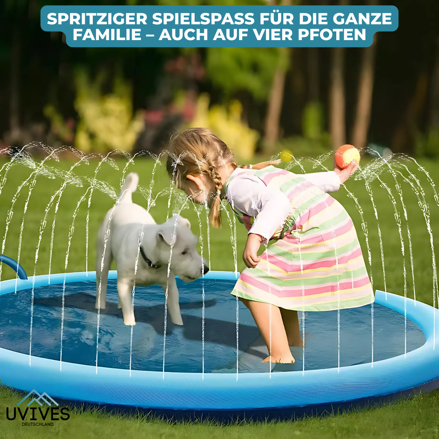 Splashy Water Fun – Play Mat for Dogs and Children
