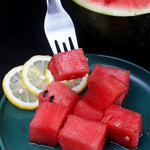 Vielseitiger Melonenschneider mit Gabel | FruchtGenuss