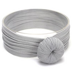 Knotenmuster Haarband für Mädchen – Weiches Baby Turban Stirnband