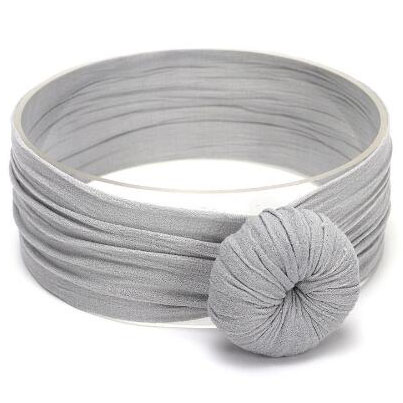Knotenmuster Haarband für Mädchen – Weiches Baby Turban Stirnband