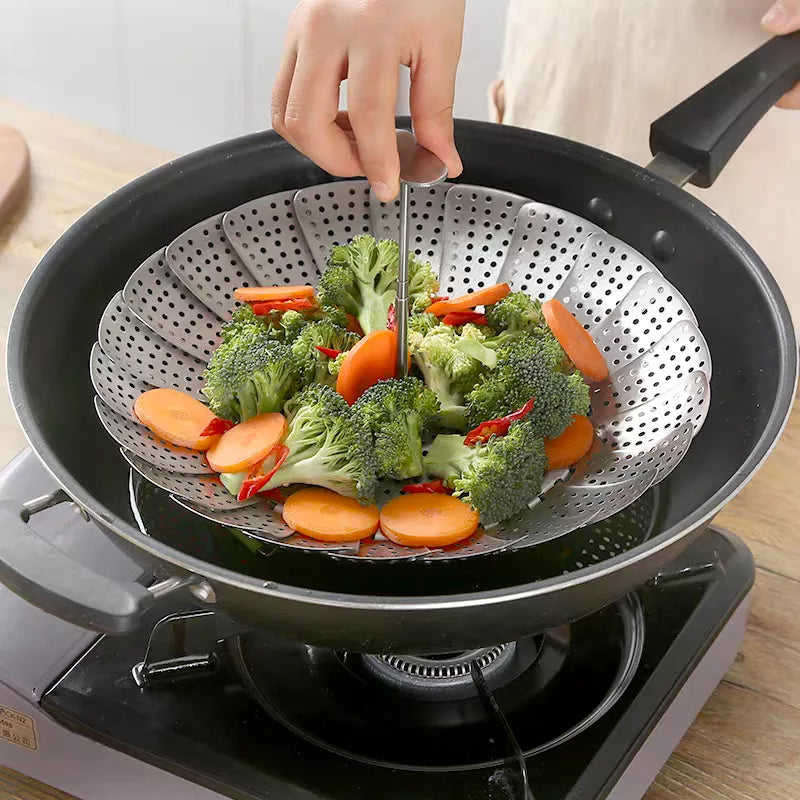 Faltbarer Dampfgarer in Blumenform | FreshChef