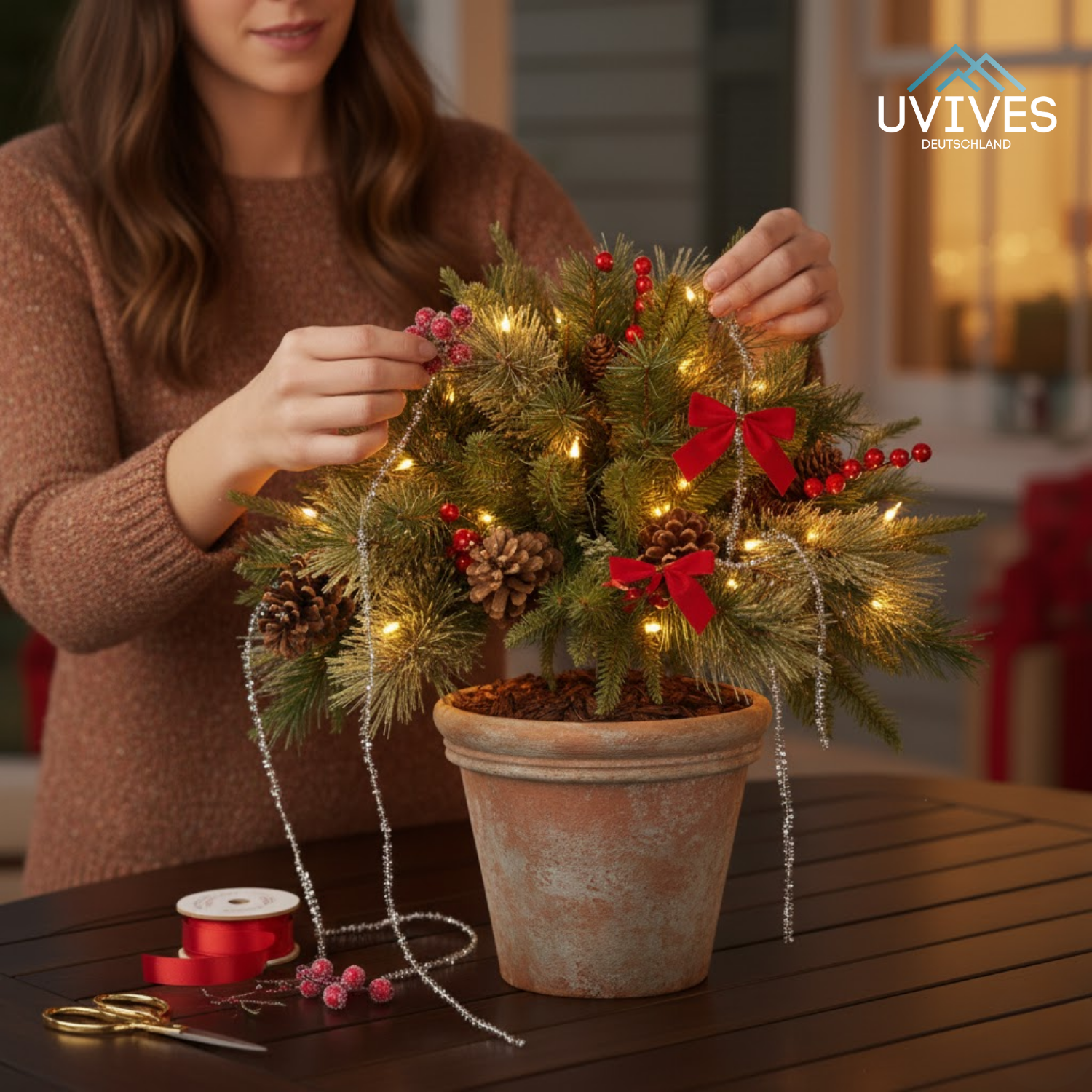 Enchanting Lights: The Perfect Christmas Decoration Filler
