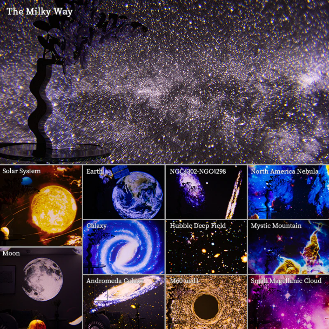 Galaxia | 360° Projektor für Sternenhimmel - Vollraumbeleuchtung