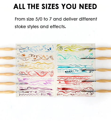 Precision Brush Set for Art Lovers and Professionals