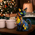 Katzenzauber | Handgemachte Leuchtende Katzenlampe – Stimmungsvoll und Einzigartig