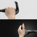 Ergonomic Bicycle Grips Made of Aluminum and Silicone