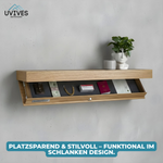 Hidden Storage – Elegant Wall Shelf with Concealed Compartment