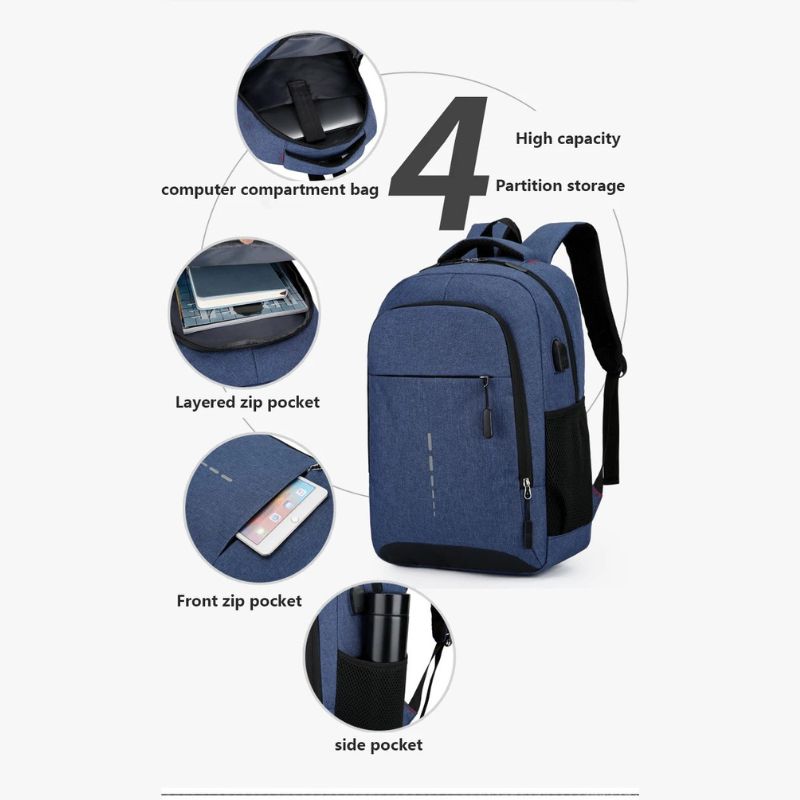 AquaFlex | Ultraleichter, Wasserdichter Rucksack für Männer