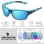 Sportliche Sonnenbrille mit UV400 Schutz und Polarisation