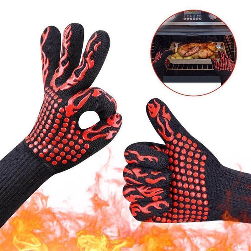 MaxiGrip Profi Grillhandschuhe – Hitzeschutz für alle Anwendungen