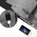 Babywickelrucksack mit USB – Rucksack für Flaschenwärmer und Ladefunktion