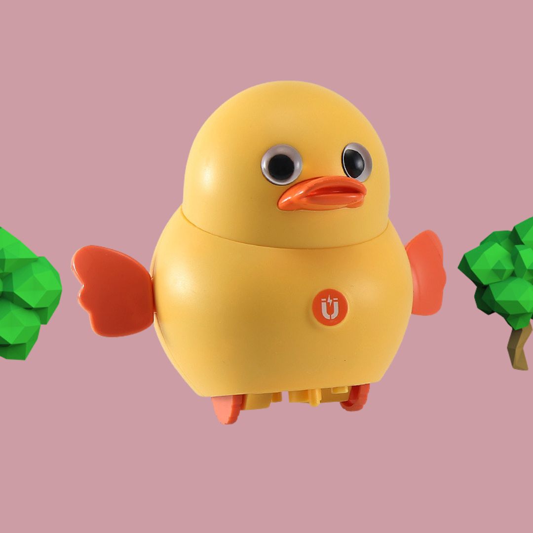 Kinderspielzeug mit wackelnden Küken