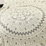 Elegante Wendedecke mit Mandala Design aus Baumwolle