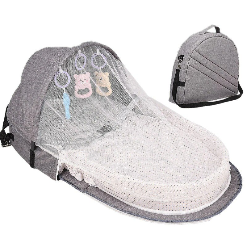 Tragbares Babybett mit Moskitonetz – Leicht und perfekt für unterwegs