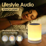 Bunte LED Nachtlampe mit Bluetooth Touchpad und kabellosem Lautsprecher