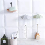 3er Set Regenschirmhaken