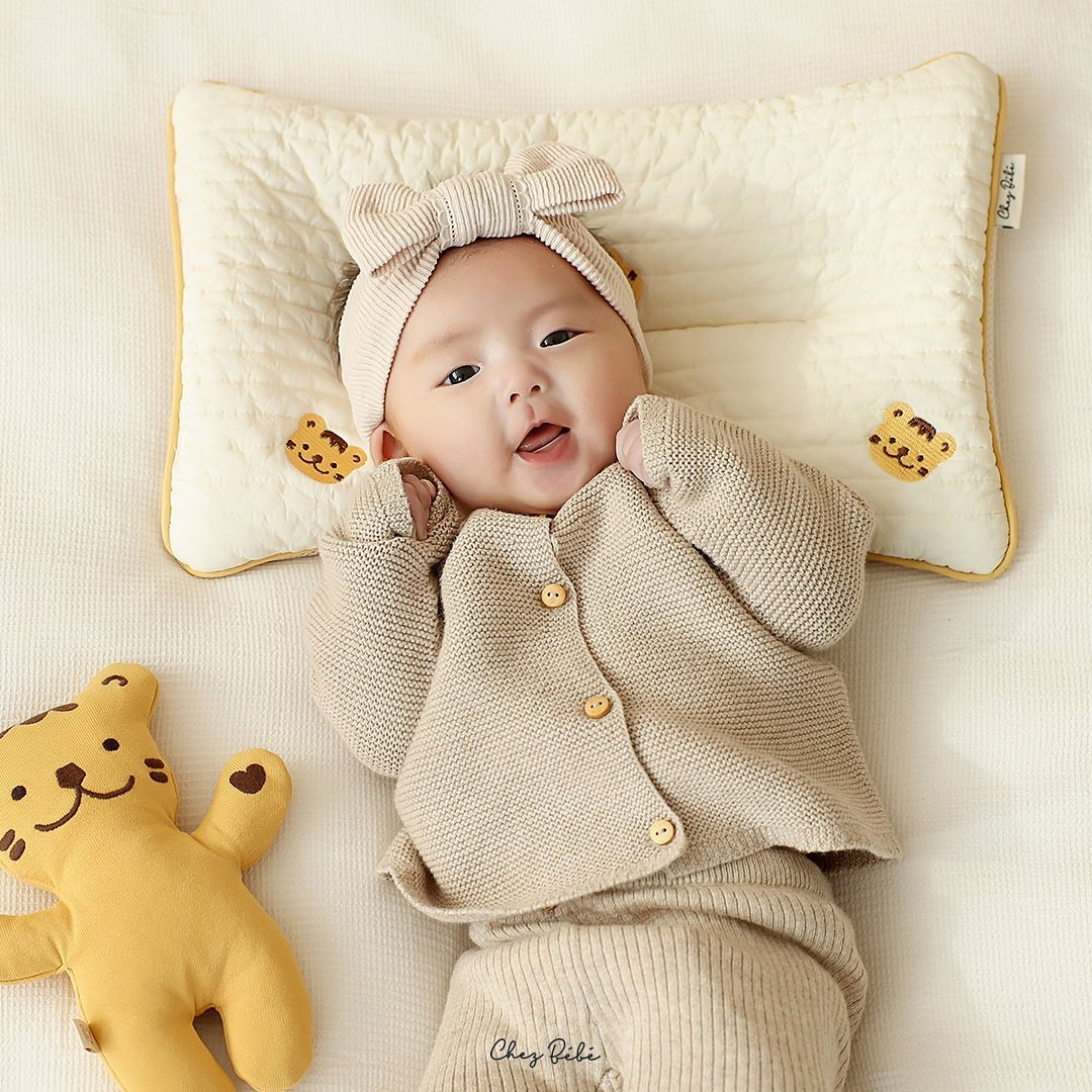 Ergonomisches Memory-Schaum-Kissen für Babys zur Vermeidung von Kopfverformung