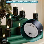 Safe LED Clip-On Candles for Atmospheric Moments