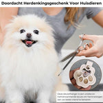 Herzstück | Erinnerungsanhänger mit Pfotenabdruck und Innenfach