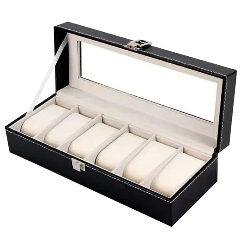 Eleganter 6-12 Slots Uhren Organizer von LuxWatch