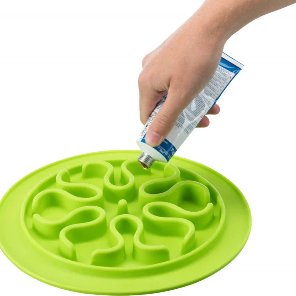 Silikon-Fütterungsmatte für langsames Essen – 24 cm
