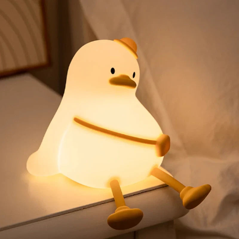 Playful Night Lamp for Children – Rechargeable Silicone Lamp with Colour Change