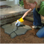Gestalten Sie Ihre Gartenwege mit dem innovativen Beton-Schablonen-Set