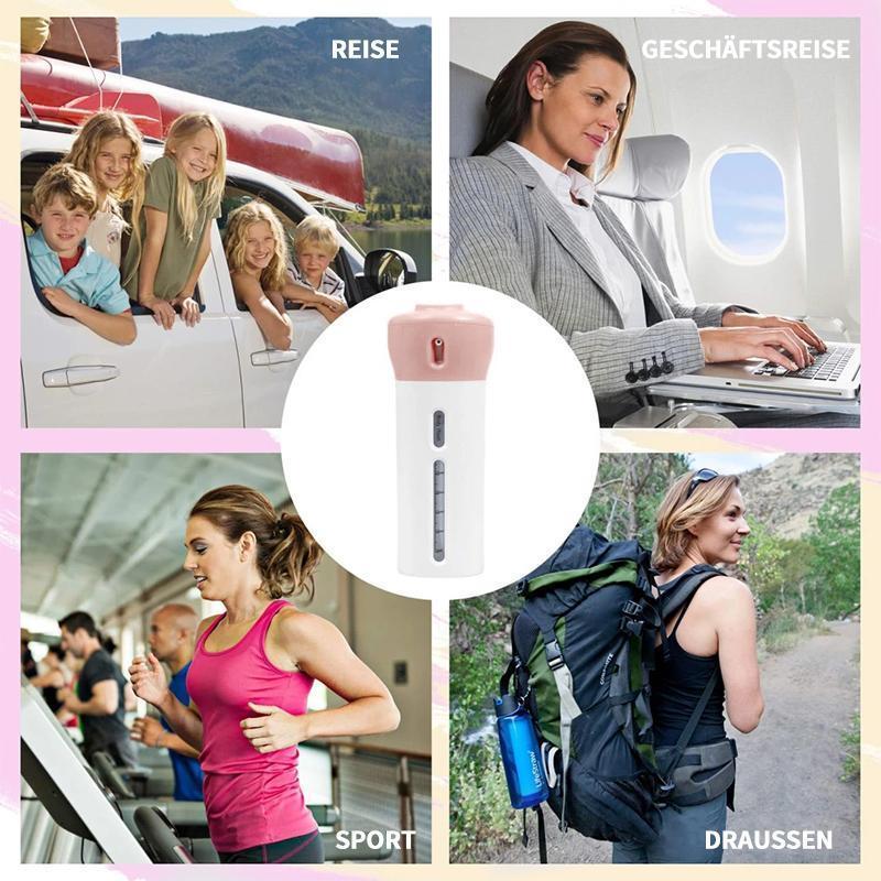 4-in-1 Reisespender für Lotion, Shampoo, Gel und mehr