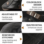 Luxurious Leather Plush Hat | Stylish Warmth for Winter