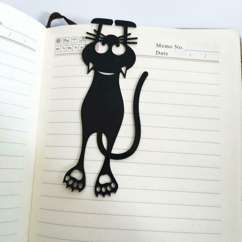 Elegantes Katzen-Lesezeichen für müheloses Lesen