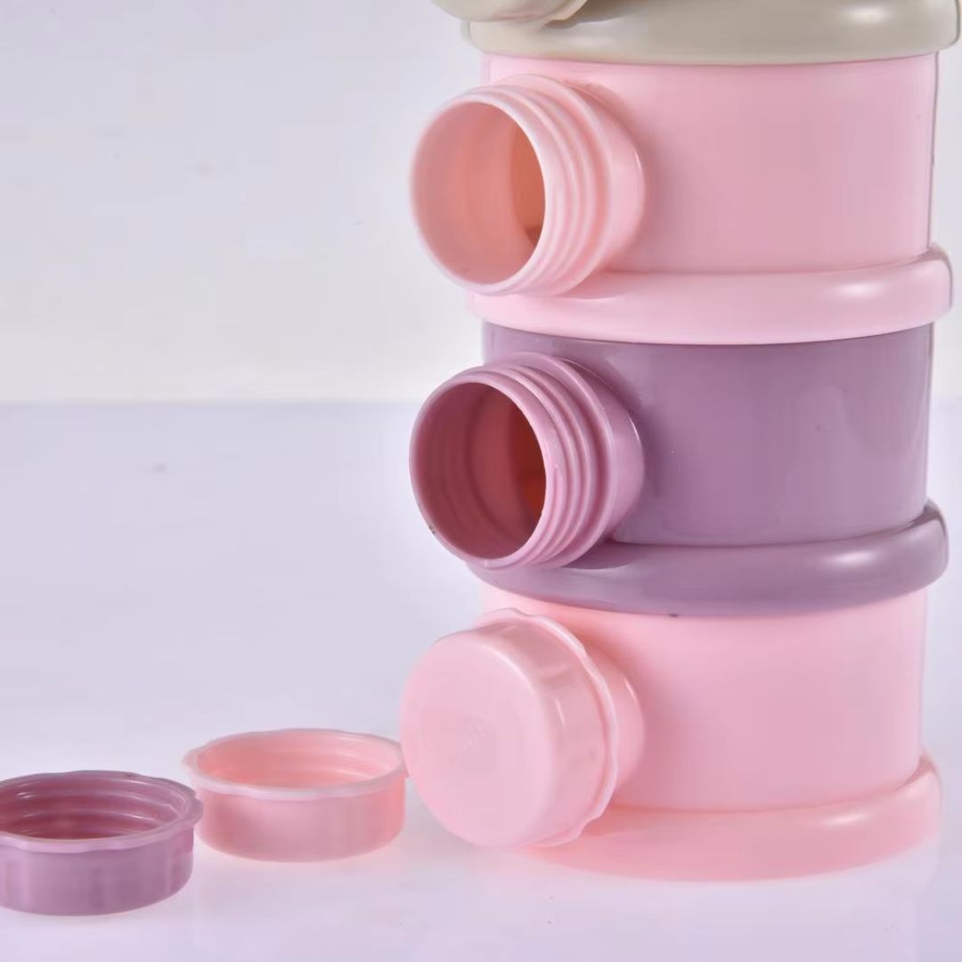 Stapelbarer Behälter für Baby-Milchpulver und Snacks – Milchpulver Spender