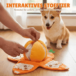 Interaktives Plüschspielzeug für Hunde – Versteckspiel für Leckerlis