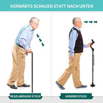 Compact and customizable walking stick for enhanced safety