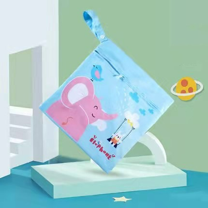 Windeltasche mit Reißverschluss – Wasserdichter Wetbag für den Kinderwagen