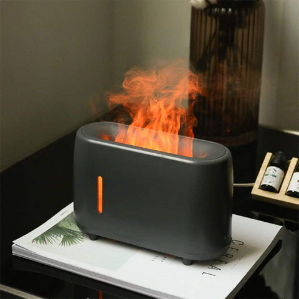 Stylish aroma diffuser with humidifier for relaxing moments