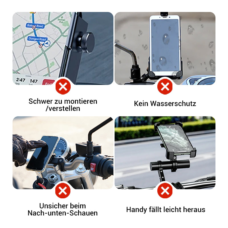 Wasserdichter Smartphone-Halter für Fahrrad und Motorrad