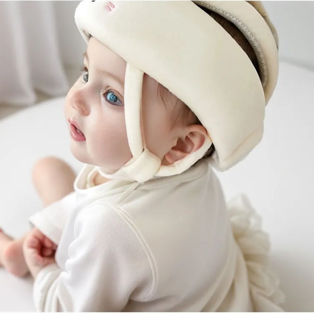 Kopfschutz für Kleinkinder – Tiermotiv Babyhelm mit weicher Polsterung