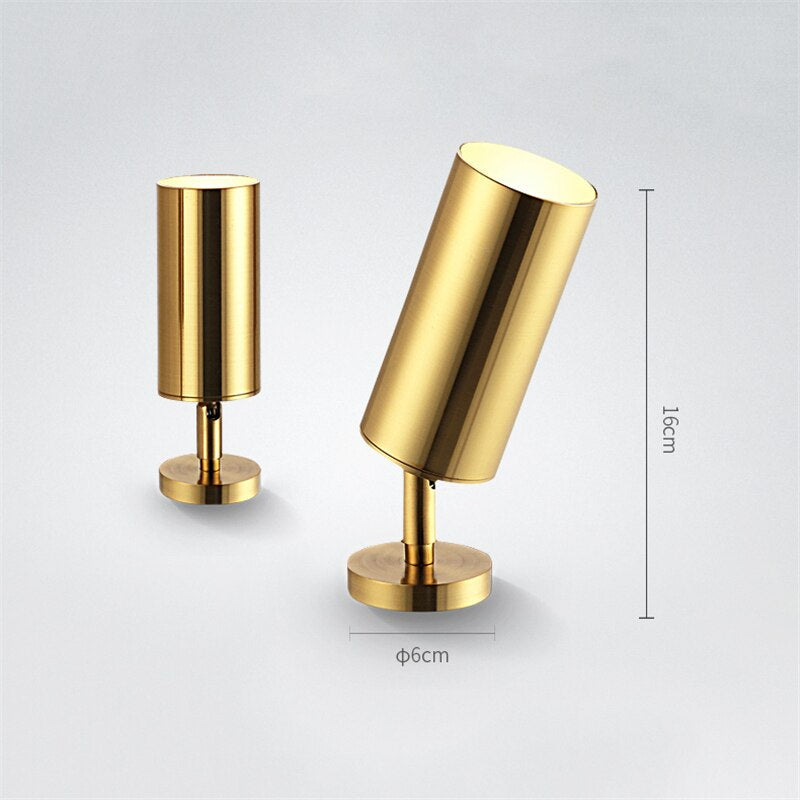 Eleganter Gold Spotstrahler aus Messing - 5W/10W LED