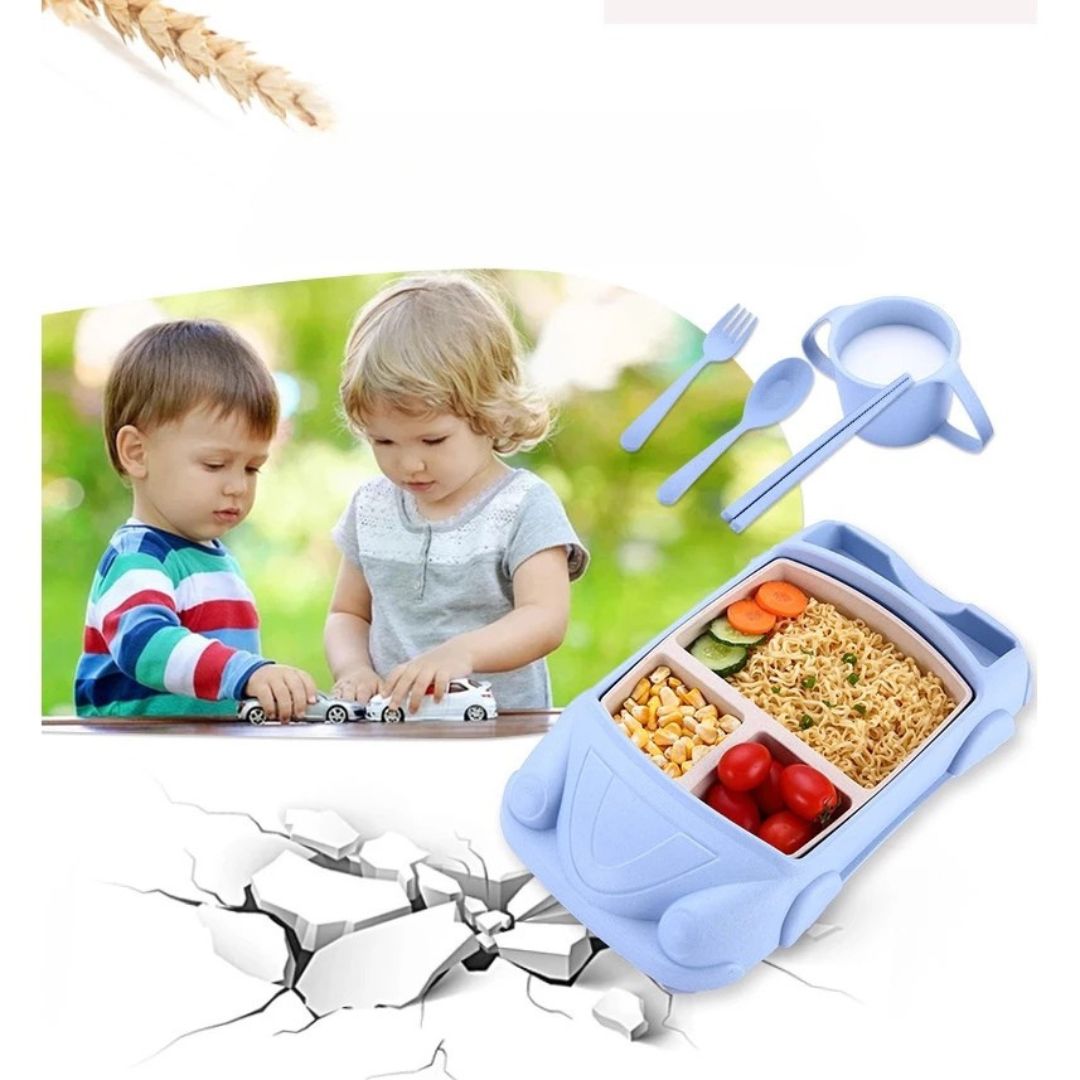 Geschirr und Besteckset für Kinder