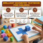 Interaktives 3D Geometrie-Lernbuch für Kinder mit beweglichen Formen