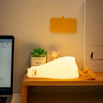 Playful Night Lamp for Children – Rechargeable Silicone Lamp with Colour Change