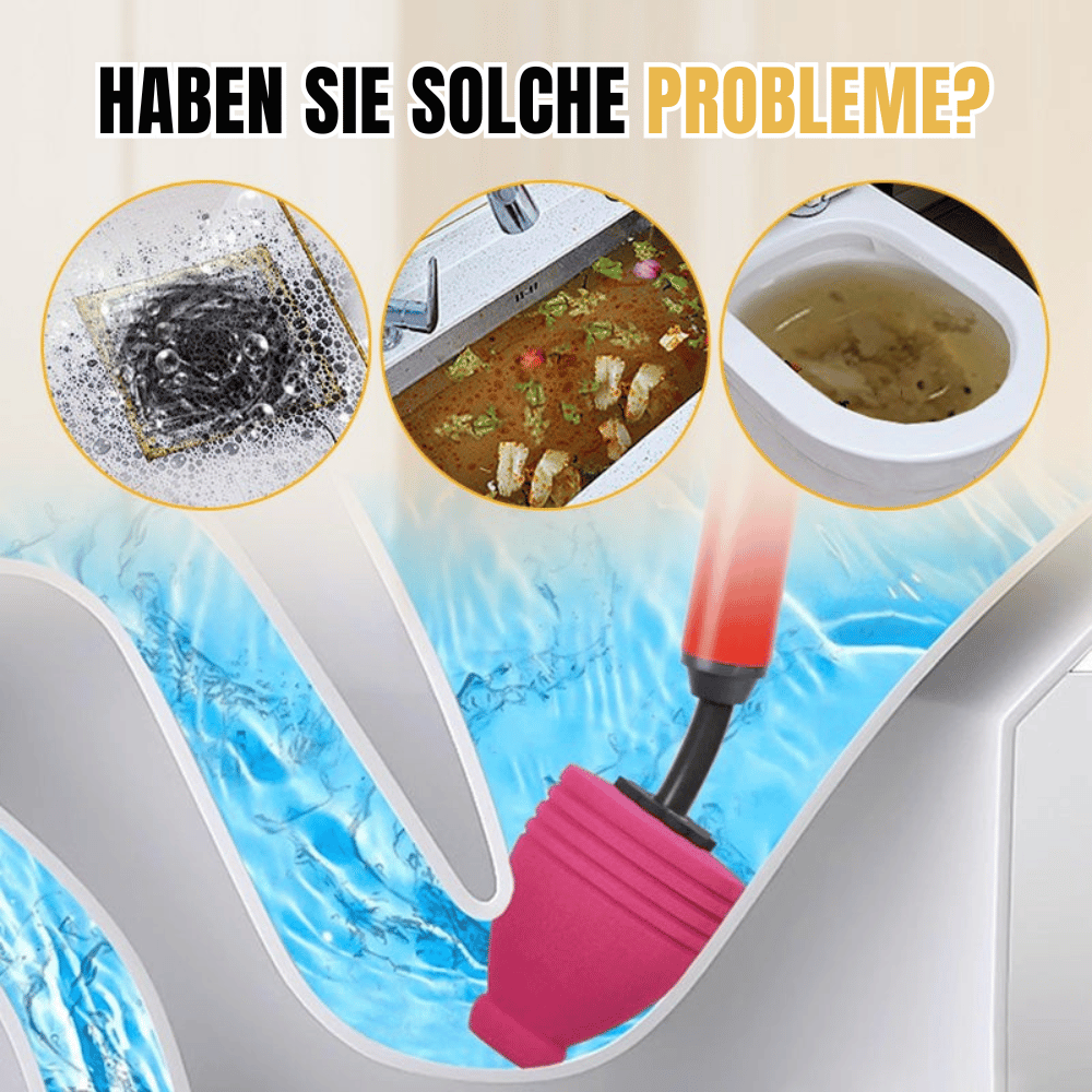 Manueller Hochdruck-Abflussreiniger – Verstopfungen ohne Chemie beseitigen