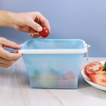Faltbare Silikon Lebensmittelaufbewahrungsbox