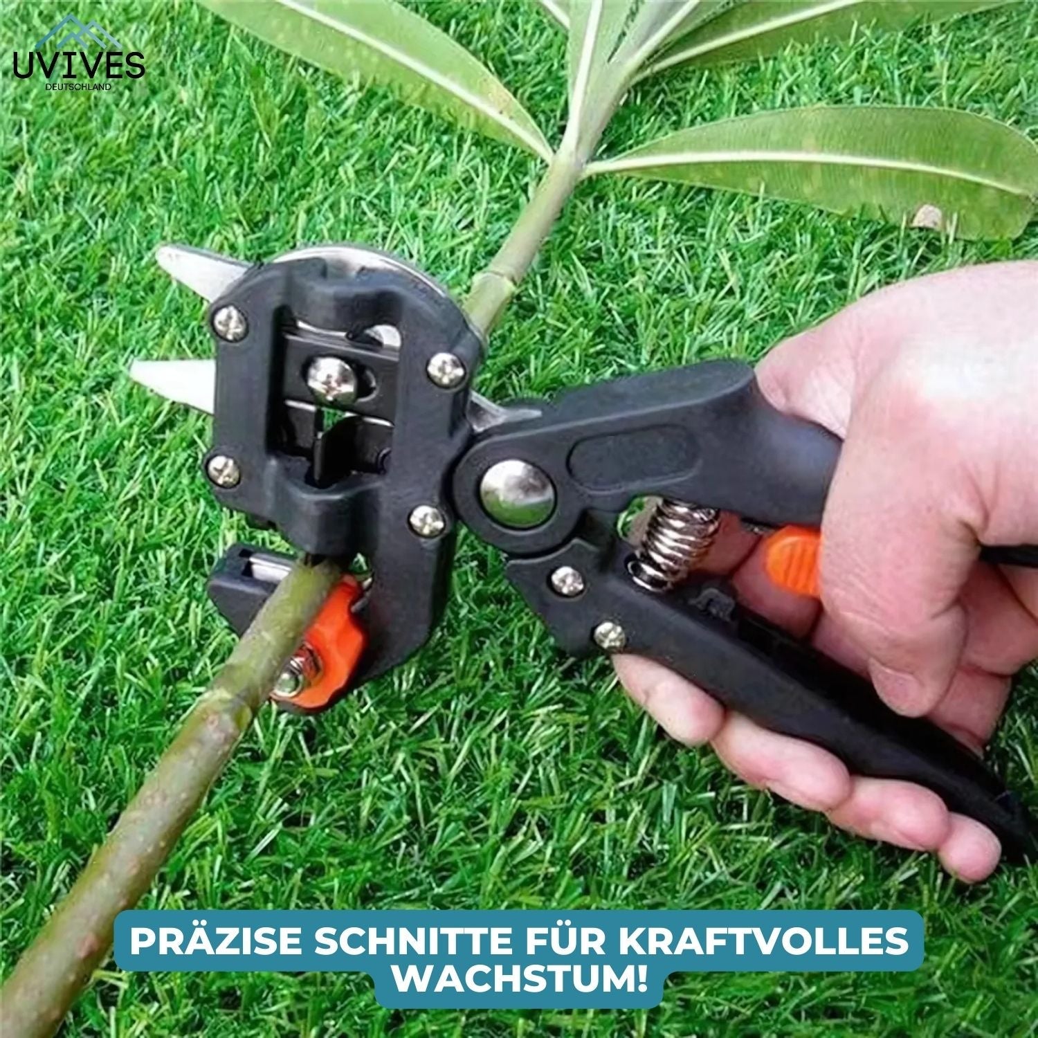 GardenMaster - 2-in-1 Grafting and Pruning Shears for Plants
