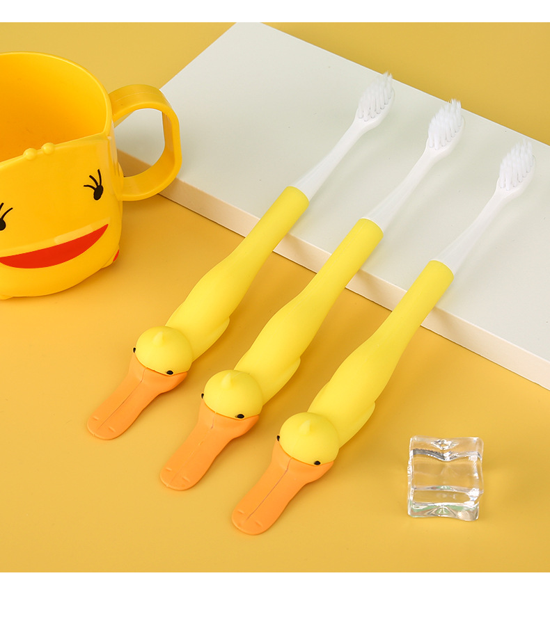 Lernzahnbürste für Kleinkinder und Babys – Dino Design mit weichen Borsten
