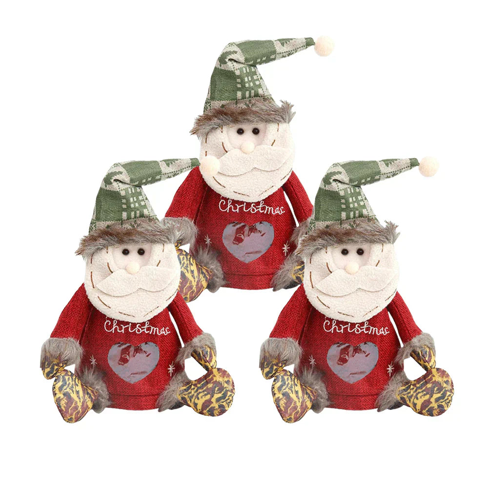 Weihnachtsgeschenkbeutel mit Reißverschlussdesign