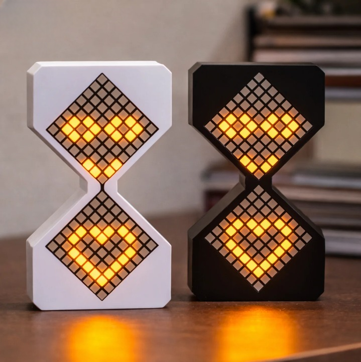 LED Zeitmesser mit sanfter Lichtvisualisierung und Positionssensor