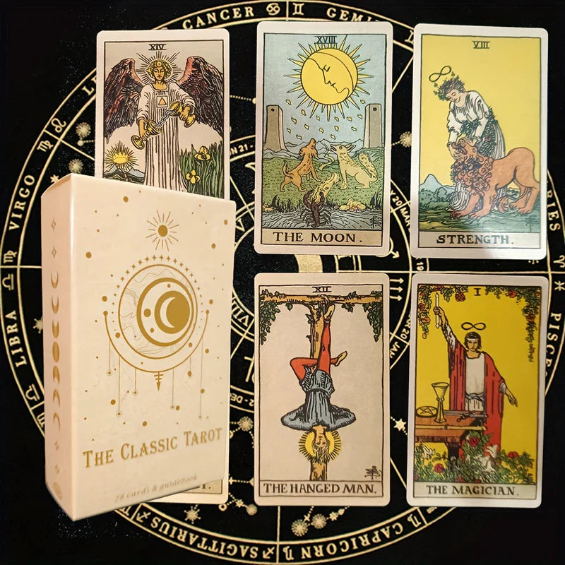 Tarotkarten-Set mit 78 traditionellen Karten