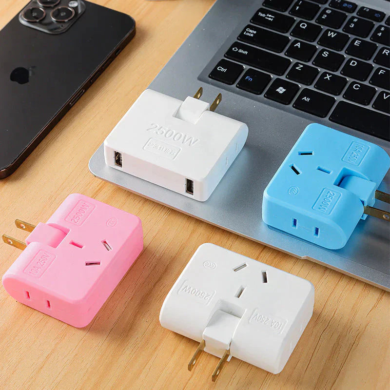 Flexibler Steckdosenadapter mit Drehfunktion