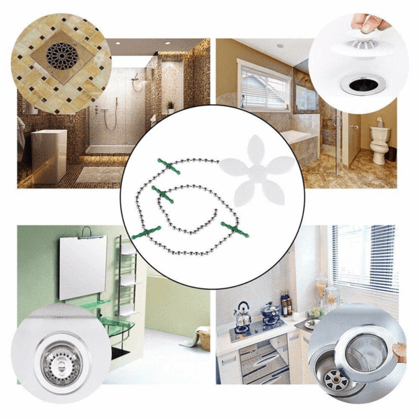 Haarfangsystem für Abflüsse, 5er Set | CleanFlow